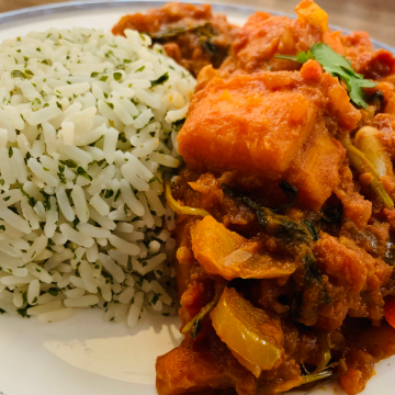 Vegan Sweet Potato and White Bean Chilli